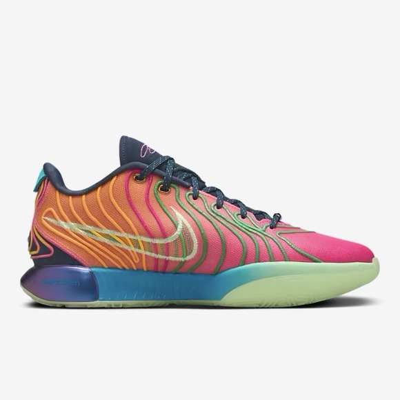 Nike LeBron James XXI 21 Optimism Multicolor Sneakers HF5353-400 Men\'s Size 11